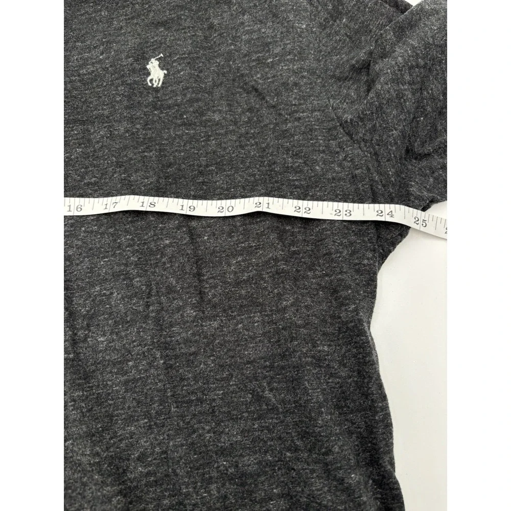 Polo Ralph Lauren Mens XL Classic Fit Gray Long Sleeve Pony Logo T Shirt Cotton